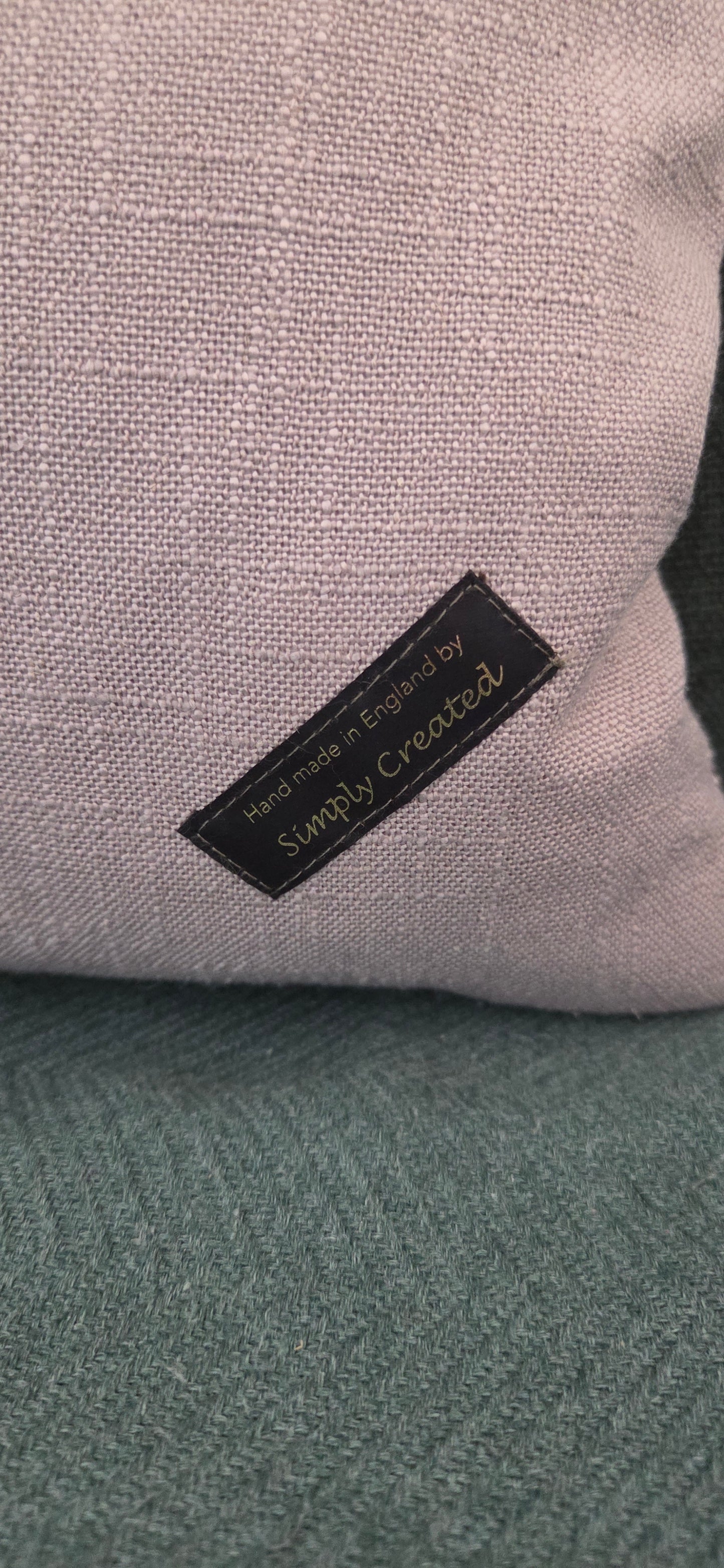 Horse bespoke handmade embroidered tweed cushions